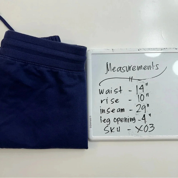 Friends The Television Series Blue Joggers Sweatpants Womens Size XS Drawstring - Picture 12 of 12